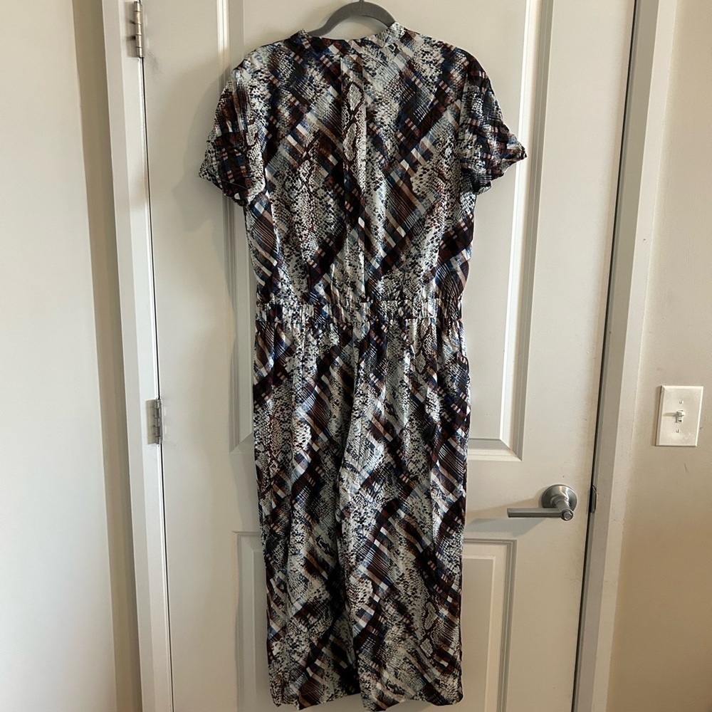 TED Baker Balay Wide Leg Printed Jumpsuit in Quartz - Picture 11 of 15